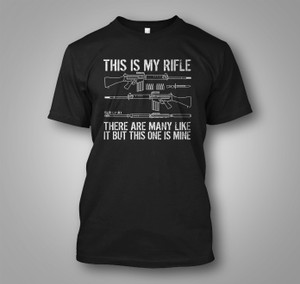 This Is My Rifle Firearms Enthusiast Black t-Shirt This Is My Rifle Firearms Enthusiast Black t-Shirt