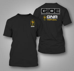 GIOE Special Forces Portugal GNR National Guard Gendarmerie Black T-Shirt GIOE Special Forces Portugal GNR National Guard Gendarmerie Black T-Shirt