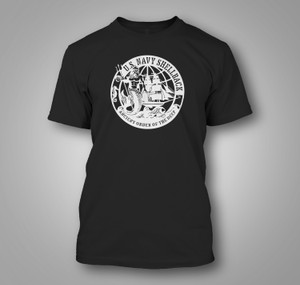 US Navy Shellback Ancient Order of the Deep Black T-Shirt US Navy Shellback Ancient Order of the Deep Black T-Shirt