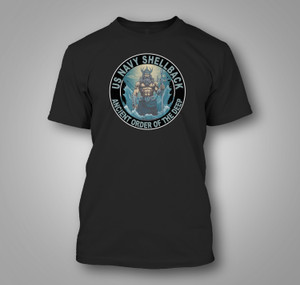 Ancient Order of the Deep US Navy Shellback Navy Veteran Black T-Shirt Ancient Order of the Deep US Navy Shellback Navy Veteran Black T-Shirt