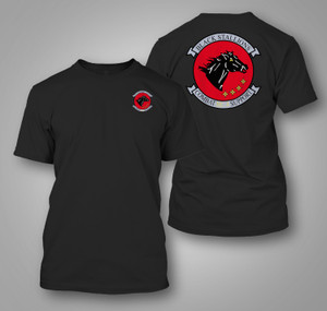 HC-4 Black Stallions Helicopter Combat Support Squadron Black T-Shirt HC-4 Black Stallions Helicopter Combat Support Squadron Black T-Shirt