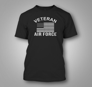 US Air Force Veteran Air Force USAF Black T-Shirt US Air Force Veteran Air Force USAF Black T-Shirt