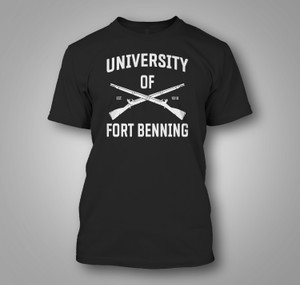 University of Fort Benning Army Military Black t-Shirt University of Fort Benning Army Military Black t-Shirt