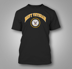 US Navy Veteran Black T-Shirt US Navy Veteran Black T-Shirt
