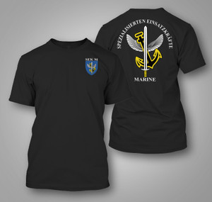 German Navy Marine Naval Special Deployment Force SEK M KSM Frogmen Black t-Shirt German Navy Marine Naval Special Deployment Force SEK M KSM Frogmen Black t-Shirt
