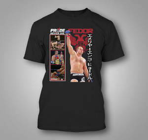 Fedor Emelianenko Russian MMA Fighter Black T-Shirt