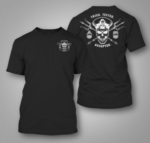 US Navy Chief Skull Military Black t-Shirt US Navy Chief Skull Military Black t-Shirt