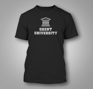 Ghent University Ghent Belgium College Black t-Shirt Ghent University Ghent Belgium College Black t-Shirt