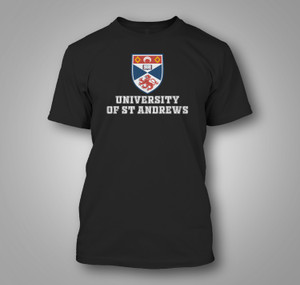 University of St Andrews St Andrews Scotland College Black t-Shirt University of St Andrews St Andrews Scotland College Black t-Shirt