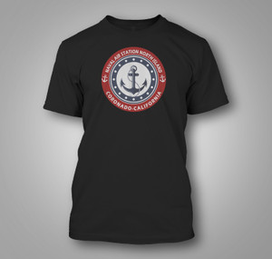 Naval Air Station North Island Coronado Navy Veteran USN Black T-Shirt Naval Air Station North Island Coronado Navy Veteran USN Black T-Shirt