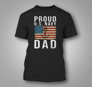 US Navy Dad Gift for Proud Navy Dad Black T-Shirt US Navy Dad Gift for Proud Navy Dad Black T-Shirt