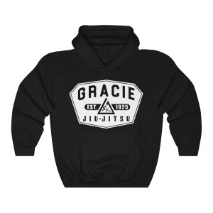 Gracie Jiu Jitsu EST 1925  Black Hoodie