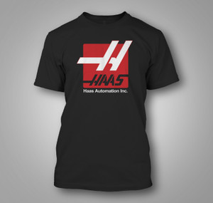 HAAS Automation Machine Racing Car Black T-Shirt HAAS Automation Machine Racing Car Black T-Shirt