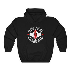 Kyokushin Karate Logo Masutatsu Oyama Black Hoodie Kyokushin Karate Logo Masutatsu Oyama Black Hoodie