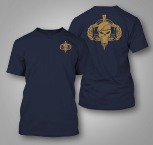82nd Airborne Skull Metallic Black T-Shirt 82nd Airborne Skull Metallic Black T-Shirt