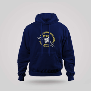 McDonnel Douglas Aircraft AV-8B Harrier II Ground Assault Black Hoodie McDonnel Douglas Aircraft AV-8B Harrier II Ground Assault Black Hoodie