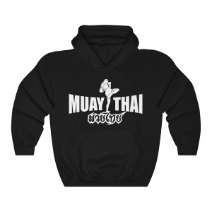 Muay Thai Thailand Martial Art Black Hoodie