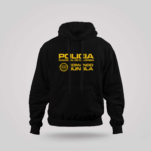 New Colombia Police Special Operations Force Comando Jungla Text Black hoodie