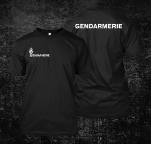 Gendarmerie Nationale France Police Black Shirt Gendarmerie Nationale France Police Black Shirt