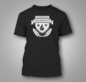National City University Black T-Shirt National City University Black T-Shirt