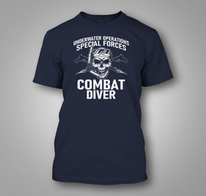US Military Combat Diver Army Black T-Shirt US Military Combat Diver Army Black T-Shirt