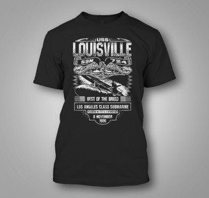 USS LOUISVILLE Black T-Shirt USS LOUISVILLE Black T-Shirt