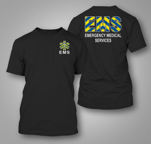 EMS Safety Stripe Black T-Shirt EMS Safety Stripe Black T-Shirt
