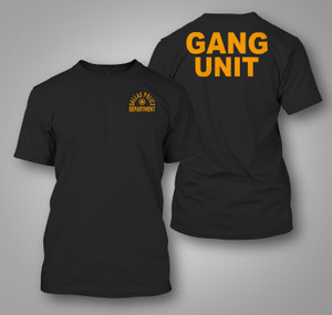 Police Dallas Gang Unit Department US United States America Special Force Black T-Shirt Police Dallas Gang Unit Department US United States America Special Force Black T-Shirt