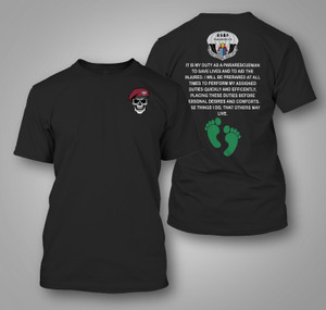 US Air Force Special Forces Pararescue Black T-Shirt US Air Force Special Forces Pararescue Black T-Shirt
