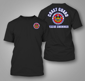 US Coast Guard Rescue Swimmer Black T-Shirt US Coast Guard Rescue Swimmer Black T-Shirt