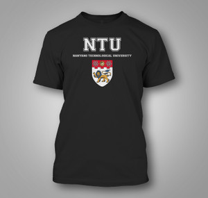 Nanyang Technological University Singapore College Black T-Shirt Nanyang Technological University Singapore College Black T-Shirt