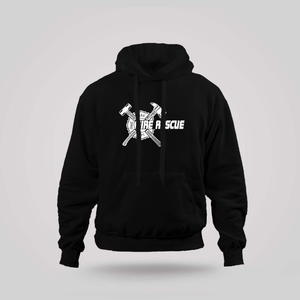 Fire Rescue Firefighter Maltese Cross Black Hoodie Fire Rescue Firefighter Maltese Cross Black Hoodie