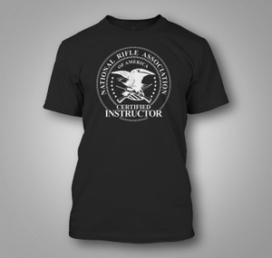 NRA Certified Instructor National Rifle Assiociation Black T-Shirt NRA Certified Instructor National Rifle Assiociation Black T-Shirt