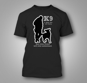 Police Military Dog K-9 K9 A Bond Few Black T-Shirt Police Military Dog K-9 K9 A Bond Few Black T-Shirt
