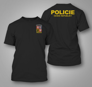 New Czech Republic Police Policie Black T-Shirt New Czech Republic Police Policie Black T-Shirt
