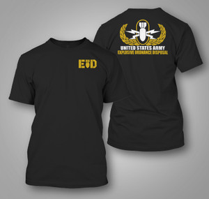 Army Explosive Ordnance Disposal (EOD) Black T-Shirt Army Explosive Ordnance Disposal (EOD) Black T-Shirt