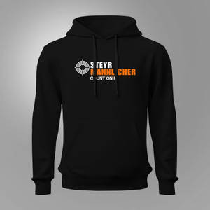 Steyr Arms Mannlicher Black Hoodie