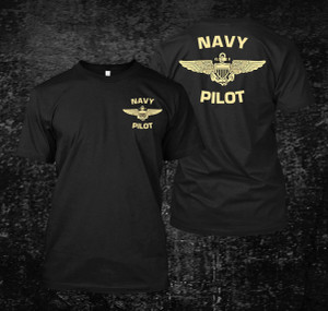 Navy Pilot Black shirt Navy Pilot Black shirt