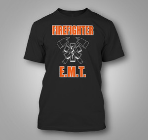 Firefighter emt Duty Black Hoodie Firefighter emt Duty Black Hoodie