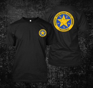 Texas State Trooper Black T Shirt Texas State Trooper Black T Shirt