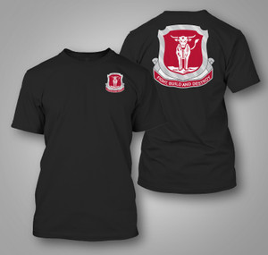US Army 39th Engineer Battalion Black T-Shirt US Army 39th Engineer Battalion Black T-Shirt