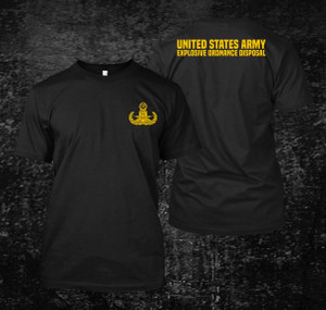 US Army EOD Black  t-shirts