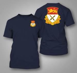 US Army 15th Cavalry Regiment Black T-Shirt