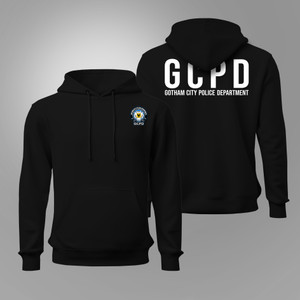 New Batman Gotham City Police Department SWAT GCPD logo Black Hoodie New Batman Gotham City Police Department SWAT GCPD logo Black Hoodie