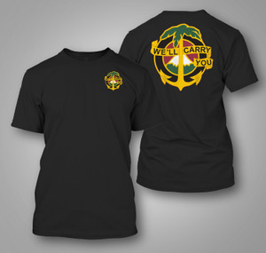 U.S. Army 39th Transportation Battalion Black T-Shirt U.S. Army 39th Transportation Battalion Black T-Shirt