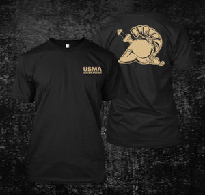 United States Military Academy USMA West Point 2 Black 
 Shirt