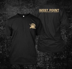 United States Military Academy USMA West Point 3  Black Shirt