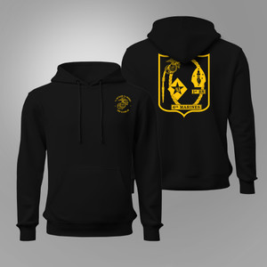 1st Battalion 6th Marine Regiment Black Hoodie 1st Battalion 6th Marine Regiment Black Hoodie