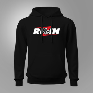 New RIZIN FIGHTING FEDERATION Logo Black Hoodie
