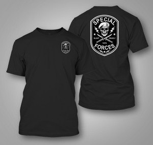 Military Special Forces Black T-Shirt Military Special Forces Black T-Shirt
